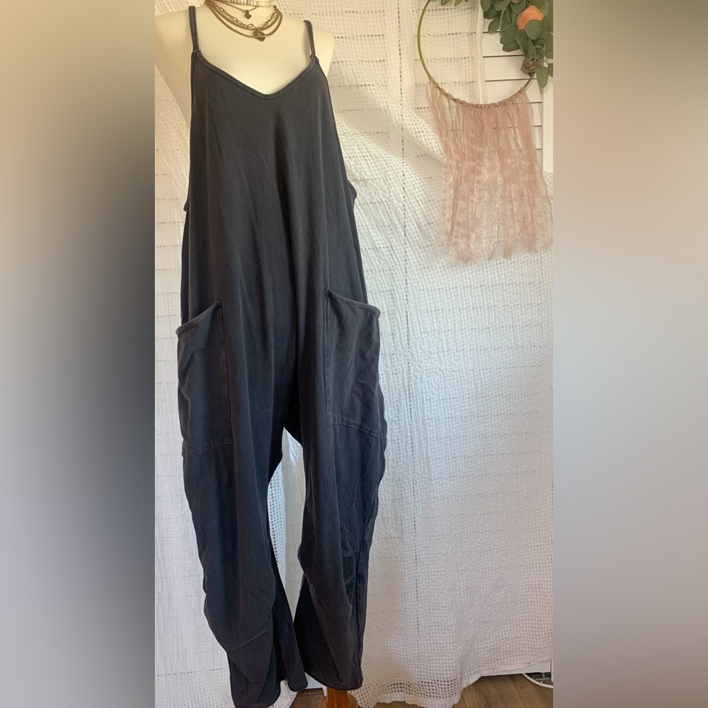 FP Movement by Free People Black Hotshot Onesie Sz XS